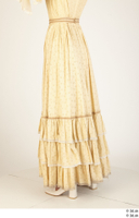  Photos Woman in Historical Dress 10 19th century Historical clothing skirt yellow dress 0004.jpg